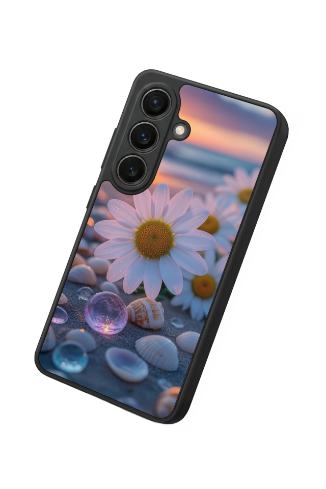 Samsung Galaxy S26 Uyumlu Cicek Tasarımlı Glossy Premium Kılıf