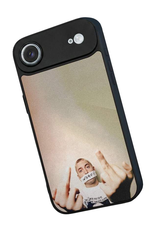 iPhone 17 Air Uyumlu Eminem Tasarımlı Glossy Premium Kılıf