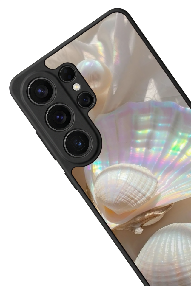 Samsung Galaxy S26 Ultra Uyumlu  İnci Tasarımlı Glossy Premium Kılıf
