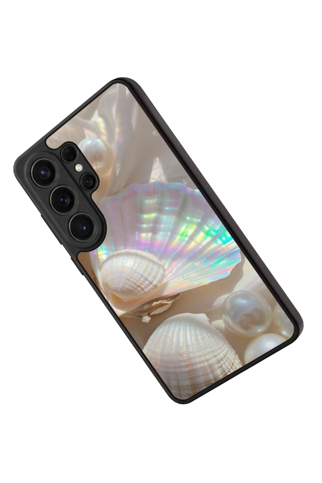 Samsung Galaxy S26 Ultra Uyumlu  İnci Tasarımlı Glossy Premium Kılıf