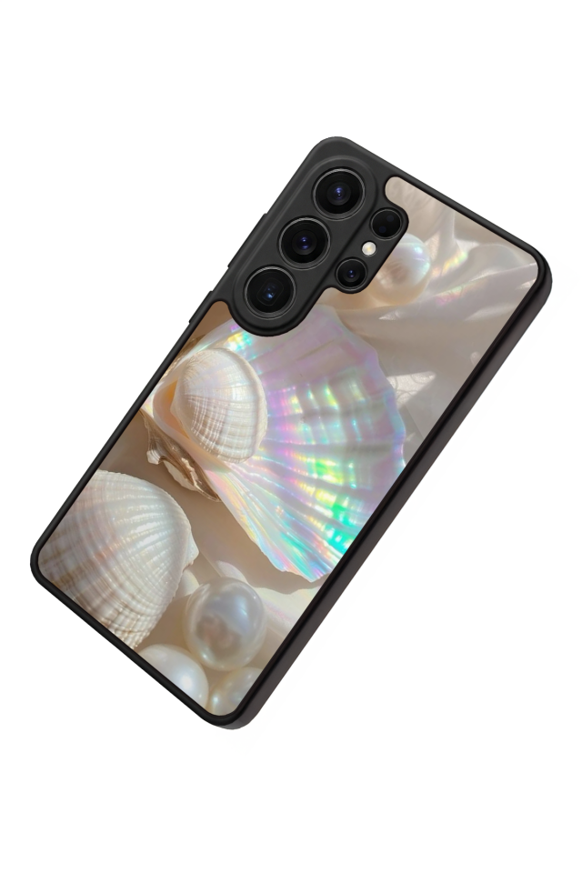 Samsung Galaxy S26 Ultra Uyumlu  İnci Tasarımlı Glossy Premium Kılıf