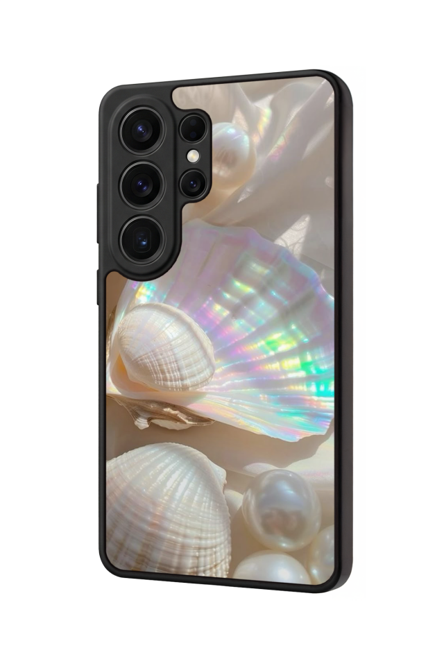Samsung Galaxy S26 Ultra Uyumlu  İnci Tasarımlı Glossy Premium Kılıf