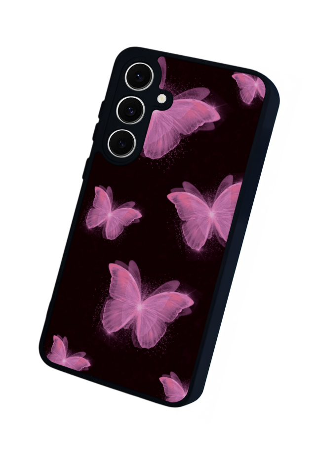 Samsung Galaxy A16 Uyumlu Kelebek Tasarımlı Glossy Premium Kılıf