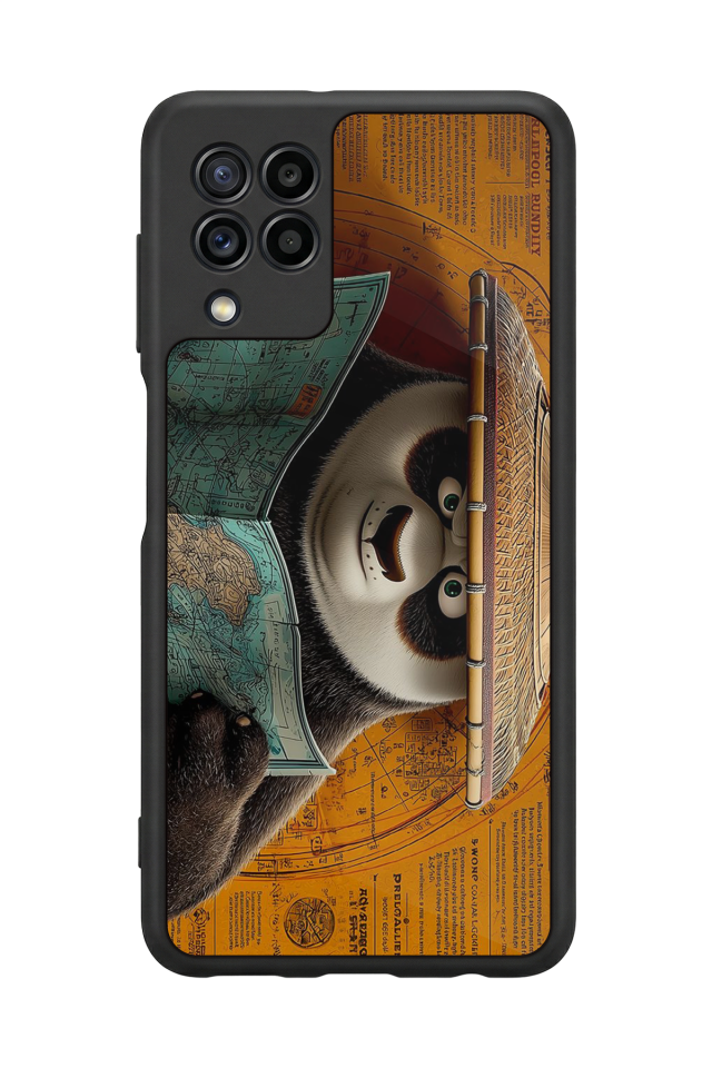 Samsung Galaxy M32 Uyumlu Kung Fu Panda Tasarımlı Glossy Premium Kılıf