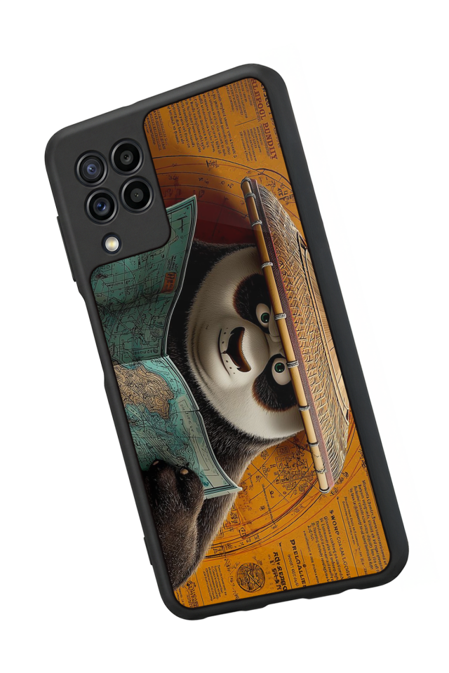 Samsung Galaxy M32 Uyumlu Kung Fu Panda Tasarımlı Glossy Premium Kılıf