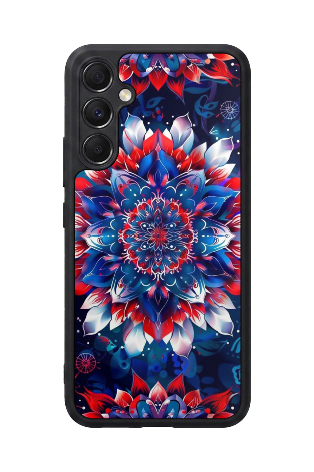 Samsung Galaxy A34 Uyumlu Mandala Tasarımlı Glossy Premium Kılıf