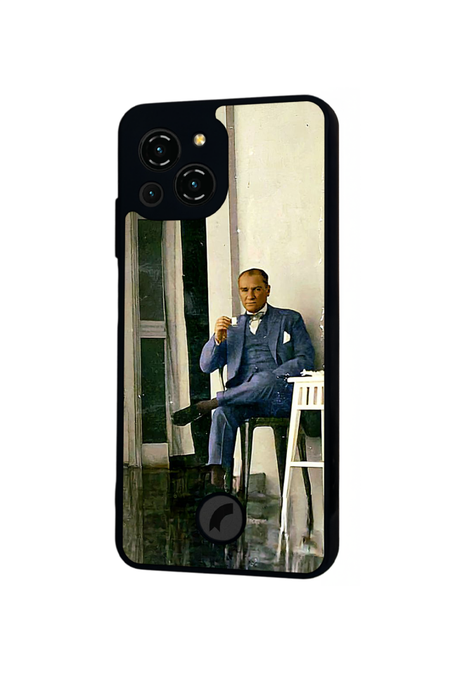 Reeder S23 Pro Max Uyumlu Mustafa Kemal Ataturk Tasarımlı Glossy Premium Kılıf