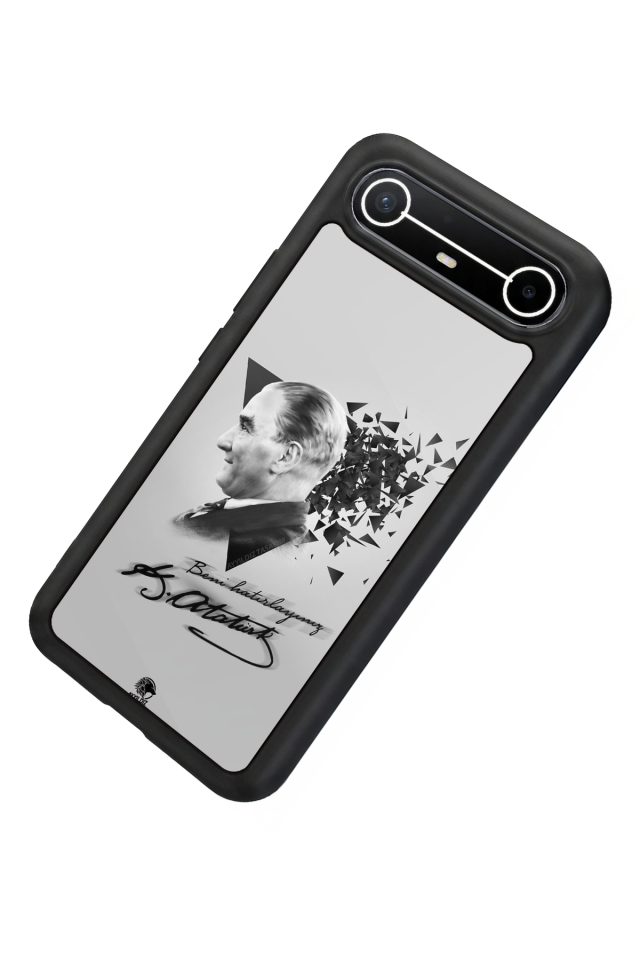 Tecno Spark Slim 5G Uyumlu Mustafa Kemal Ataturk Tasarımlı Glossy Premium Kılıf