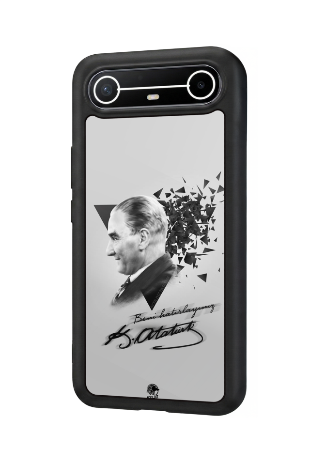 Tecno Spark Slim 5G Uyumlu Mustafa Kemal Ataturk Tasarımlı Glossy Premium Kılıf