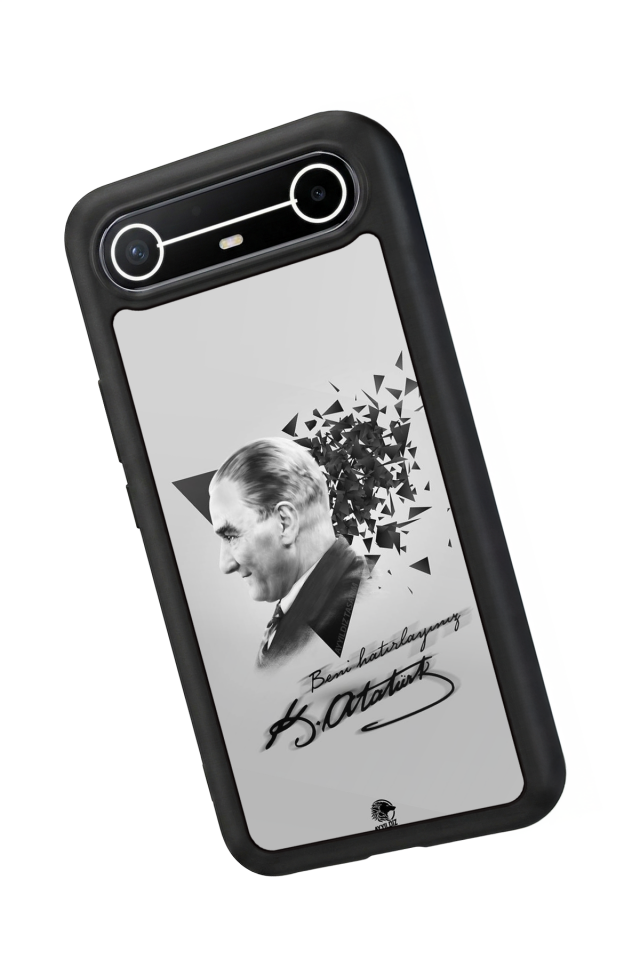 Tecno Spark Slim 5G Uyumlu Mustafa Kemal Ataturk Tasarımlı Glossy Premium Kılıf