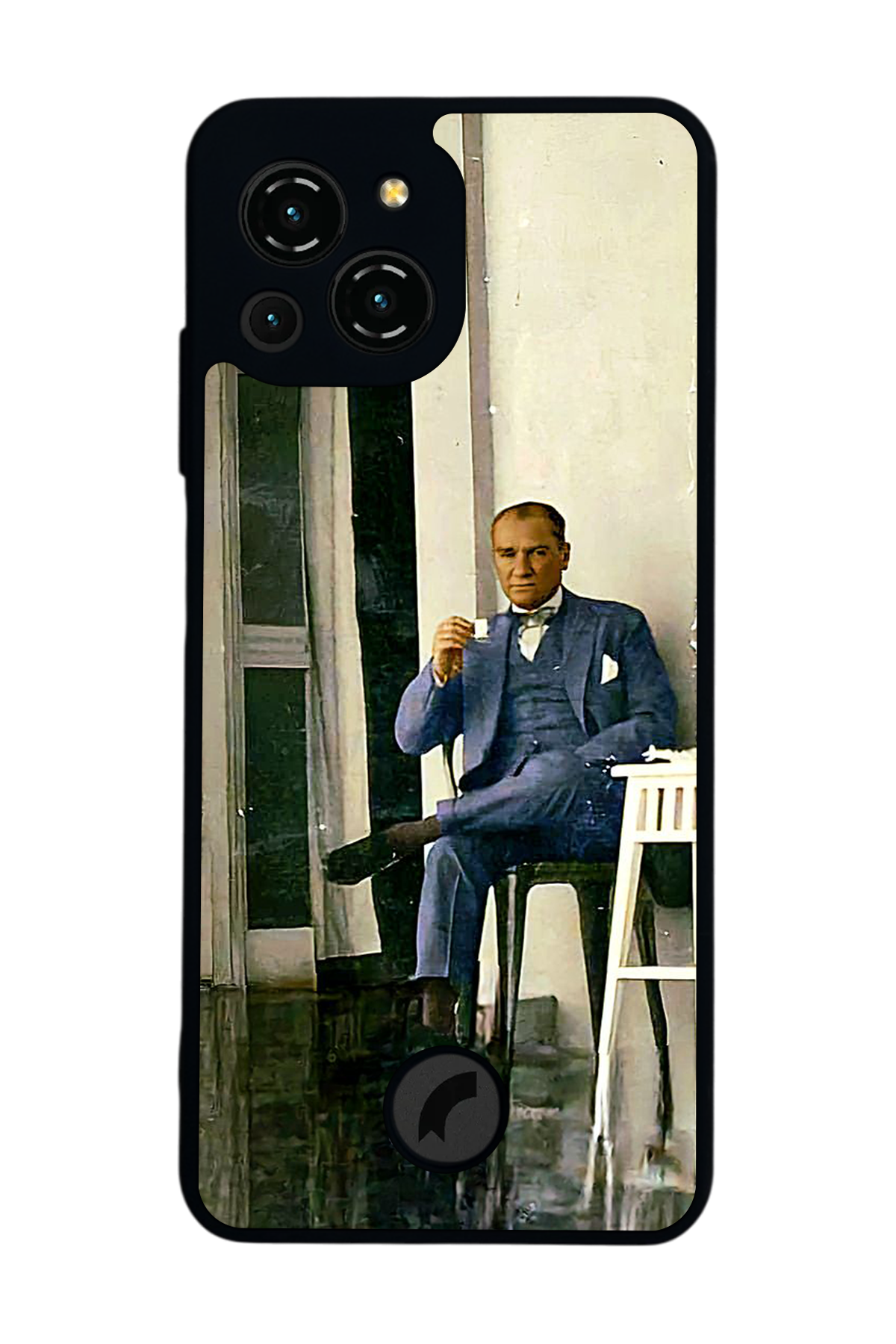 Reeder S23 Pro Max Uyumlu Mustafa Kemal Ataturk Tasarımlı Glossy Premium Kılıf