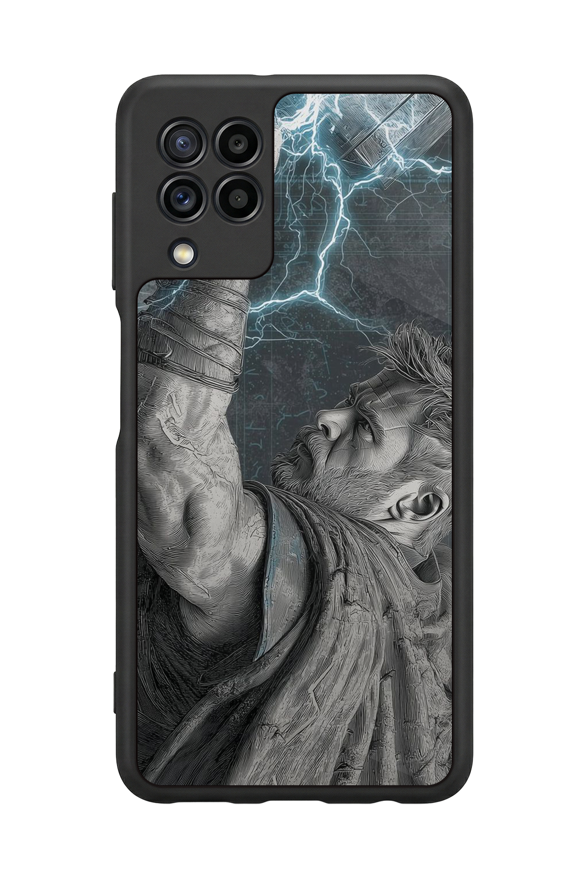 Samsung Galaxy M22 Uyumlu Thor Tasarımlı Glossy Premium Kılıf