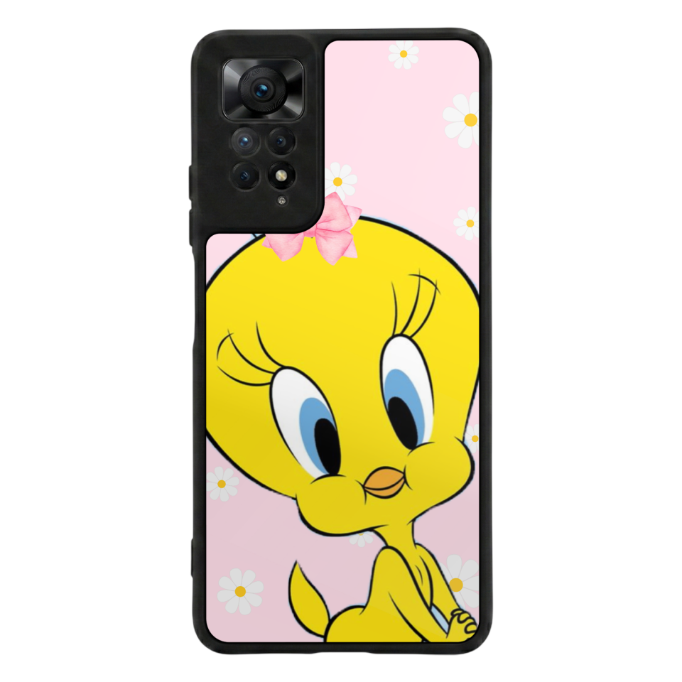 Xiaomi Redmi Note 12 Pro Uyumlu Tweety Tasarımlı Glossy Premium Kılıf