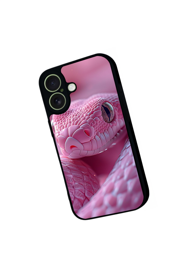 iPhone 17 Uyumlu Yılan Tasarımlı Glossy Premium Kılıf