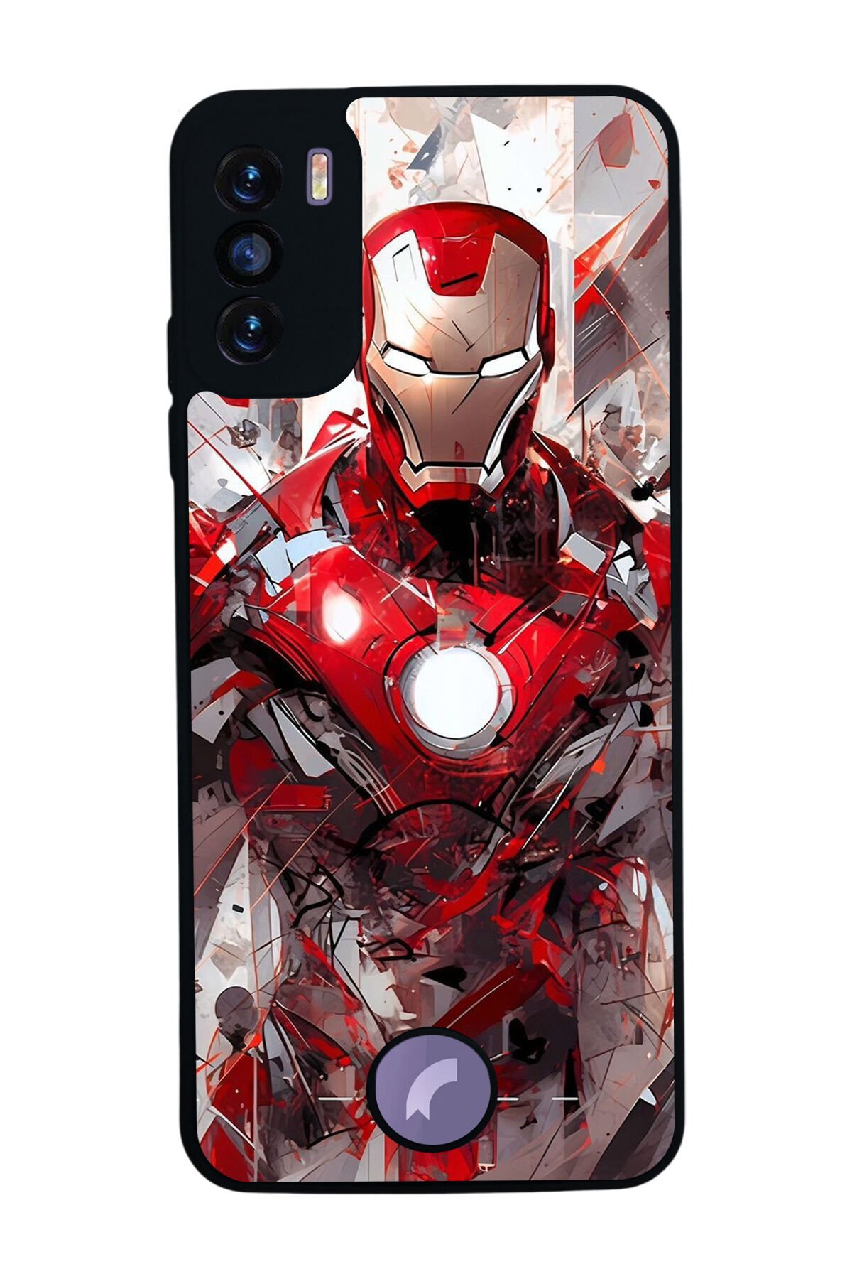 Reeder S19 Max Pro S Uyumlu Iron Man ( Demir Adam ) Tasarımlı Glossy Premium Kılıf