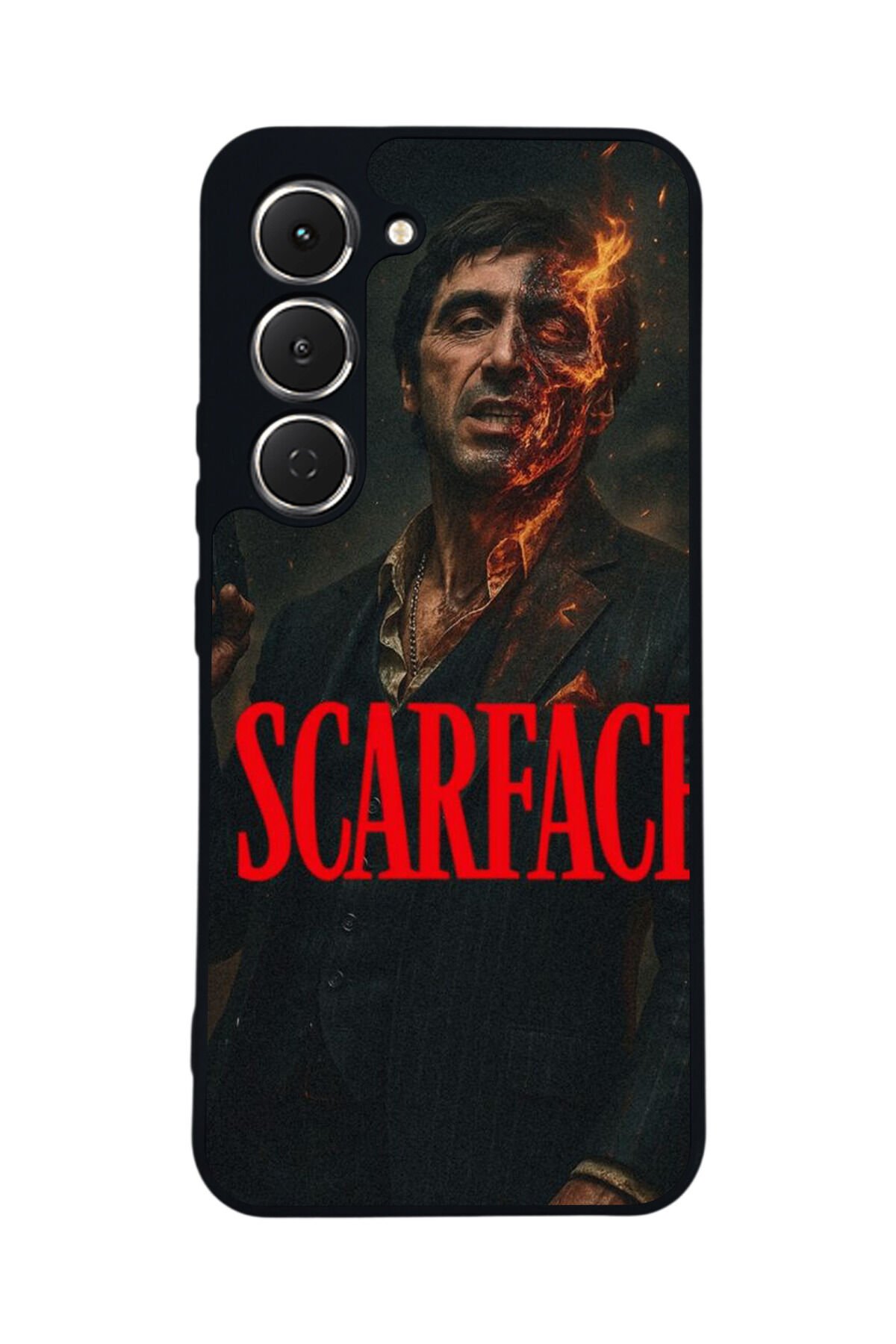 Tecno Spark 40 Pro Uyumlu Scarface Tasarımlı Glossy Premium Kılıf