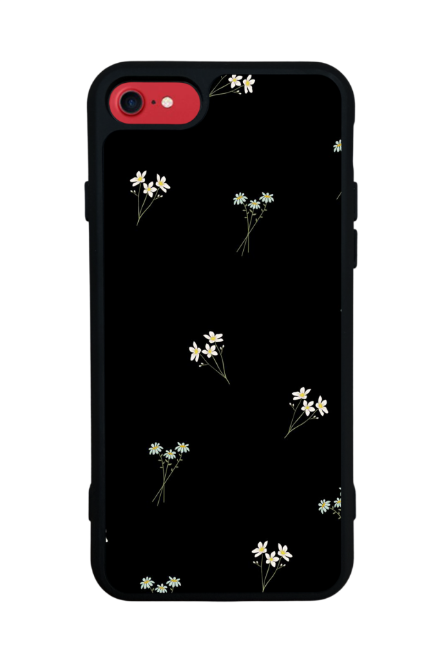 iPhone SE Uyumlu Cicek Tasarımlı Glossy Premium Kılıf