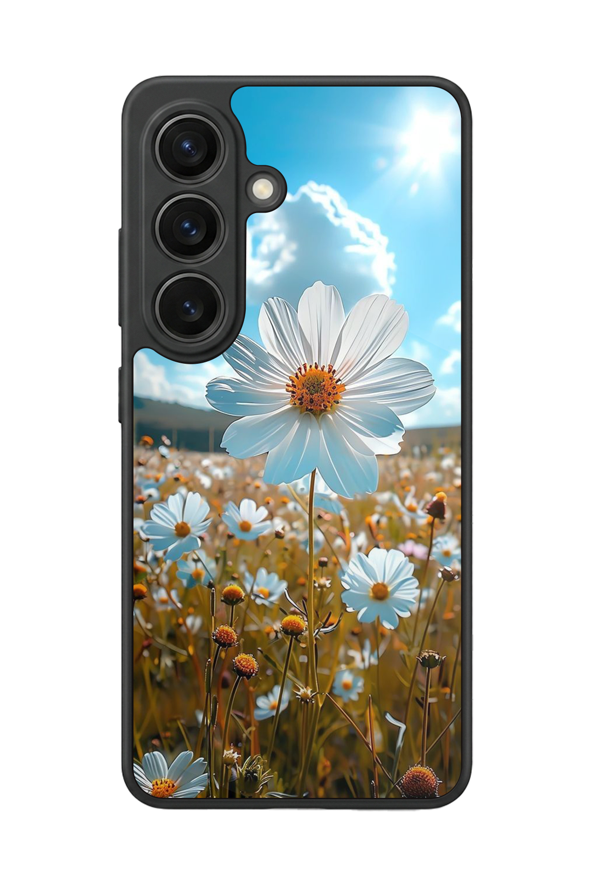 Samsung Galaxy S26 Uyumlu Cicek Tasarımlı Glossy Premium Kılıf