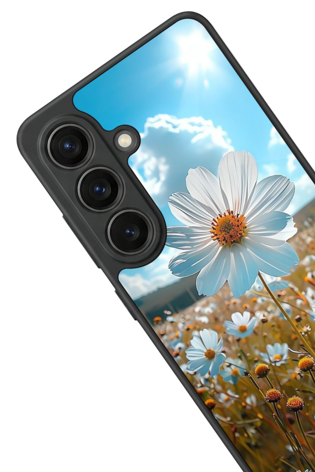 Samsung Galaxy S26 Uyumlu Cicek Tasarımlı Glossy Premium Kılıf