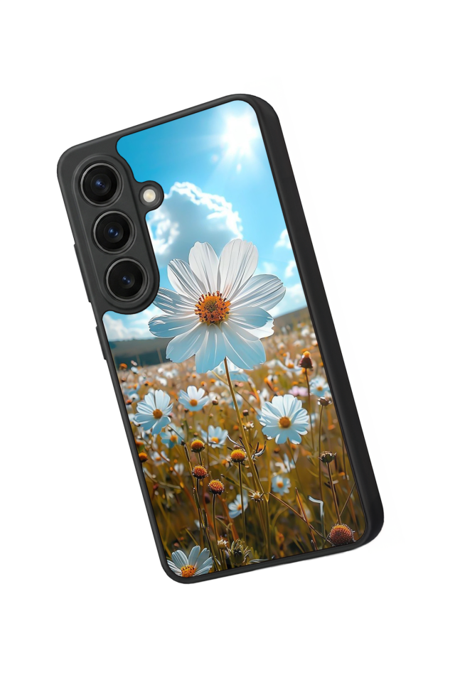 Samsung Galaxy S26 Uyumlu Cicek Tasarımlı Glossy Premium Kılıf