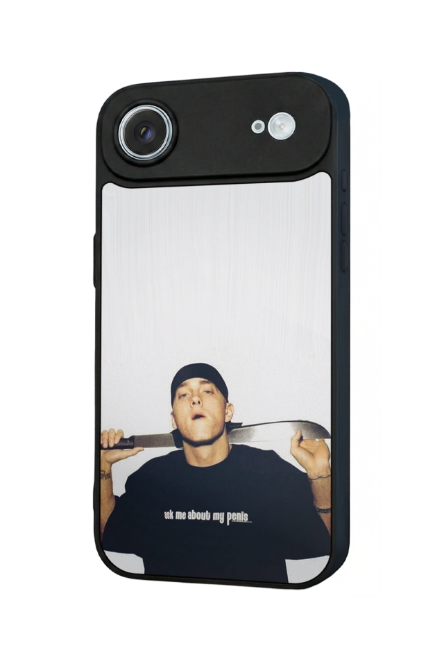 iPhone 17 Air Uyumlu Eminem Tasarımlı Glossy Premium Kılıf