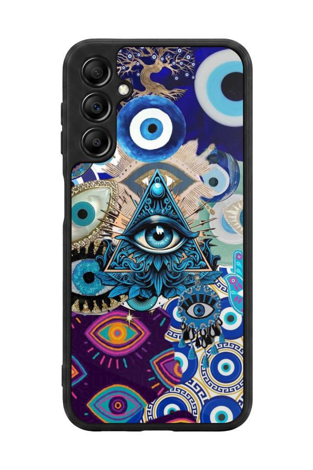 Samsung Galaxy A14 Uyumlu Göz Tasarımlı Glossy Premium Kılıf