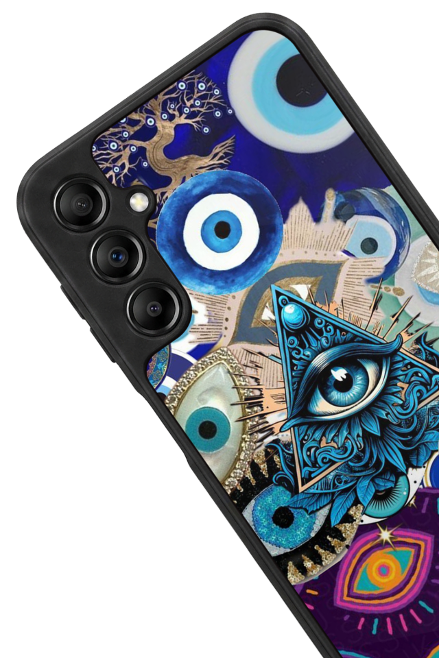 Samsung Galaxy A14 Uyumlu Göz Tasarımlı Glossy Premium Kılıf