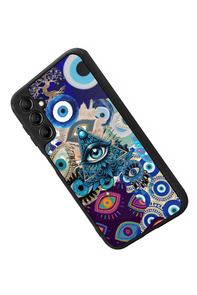 Samsung Galaxy A14 Uyumlu Göz Tasarımlı Glossy Premium Kılıf