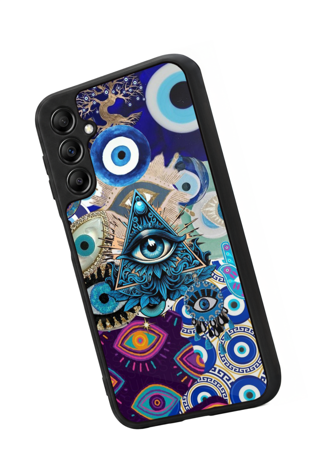 Samsung Galaxy A14 Uyumlu Göz Tasarımlı Glossy Premium Kılıf