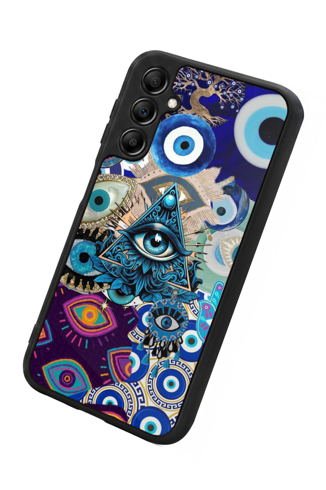 Samsung Galaxy A14 Uyumlu Göz Tasarımlı Glossy Premium Kılıf