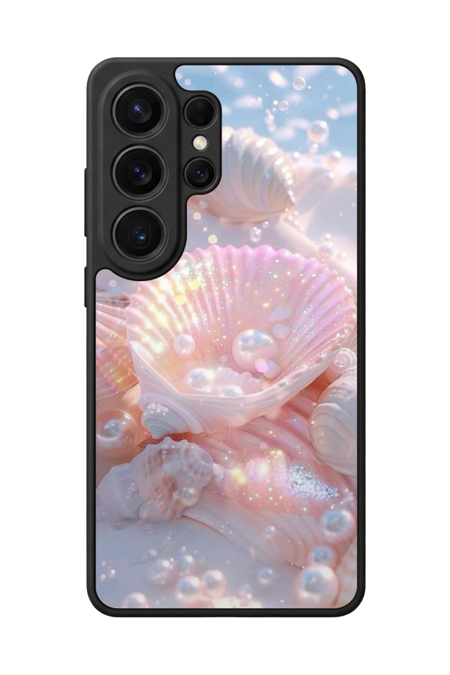 Samsung Galaxy S26 Ultra Uyumlu  İnci Tasarımlı Glossy Premium Kılıf