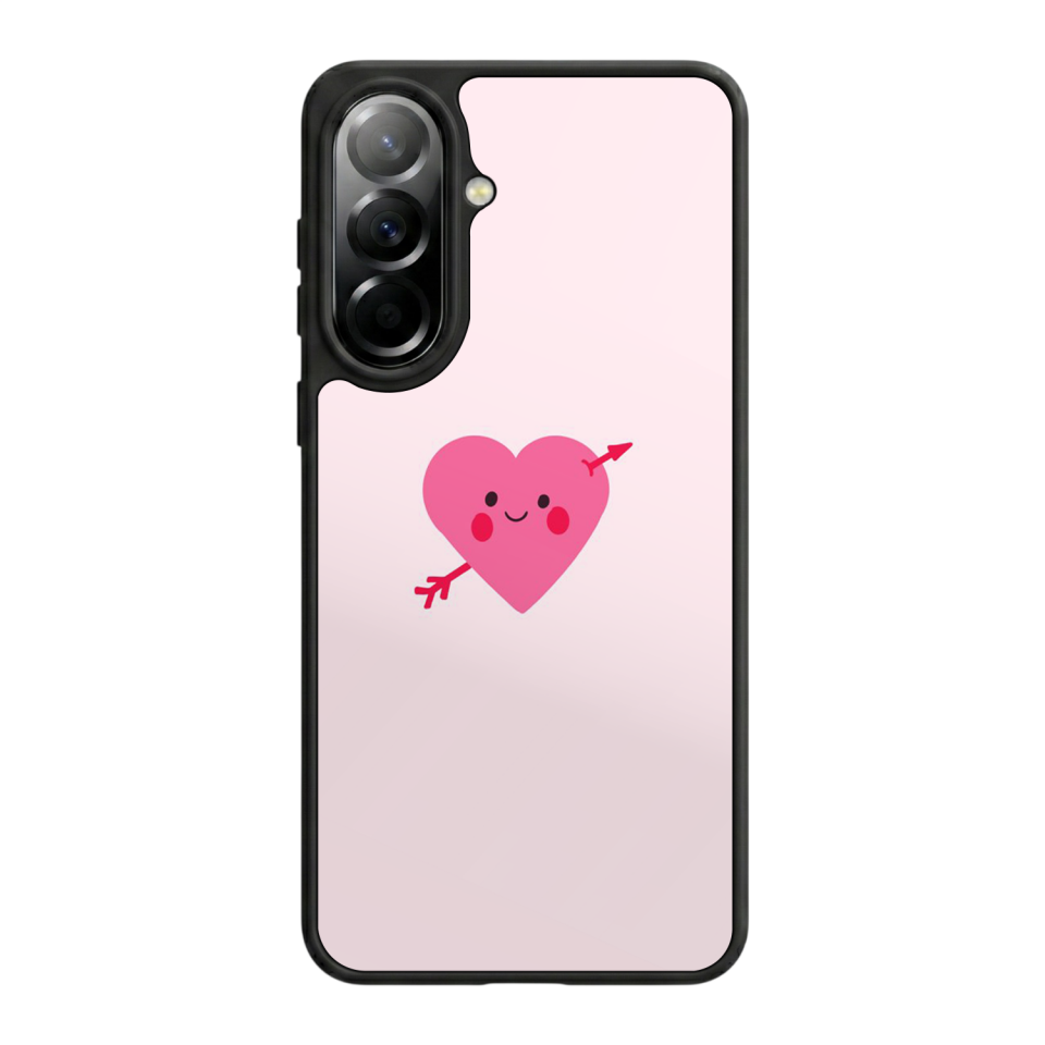 Samsung Galaxy A57 Uyumlu Kalp Love Tasarımlı Glossy Premium Kılıf