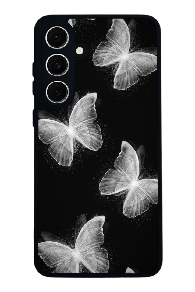 Samsung Galaxy A16 Uyumlu Kelebek Tasarımlı Glossy Premium Kılıf