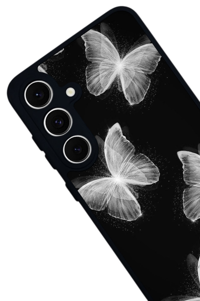 Samsung Galaxy A16 Uyumlu Kelebek Tasarımlı Glossy Premium Kılıf