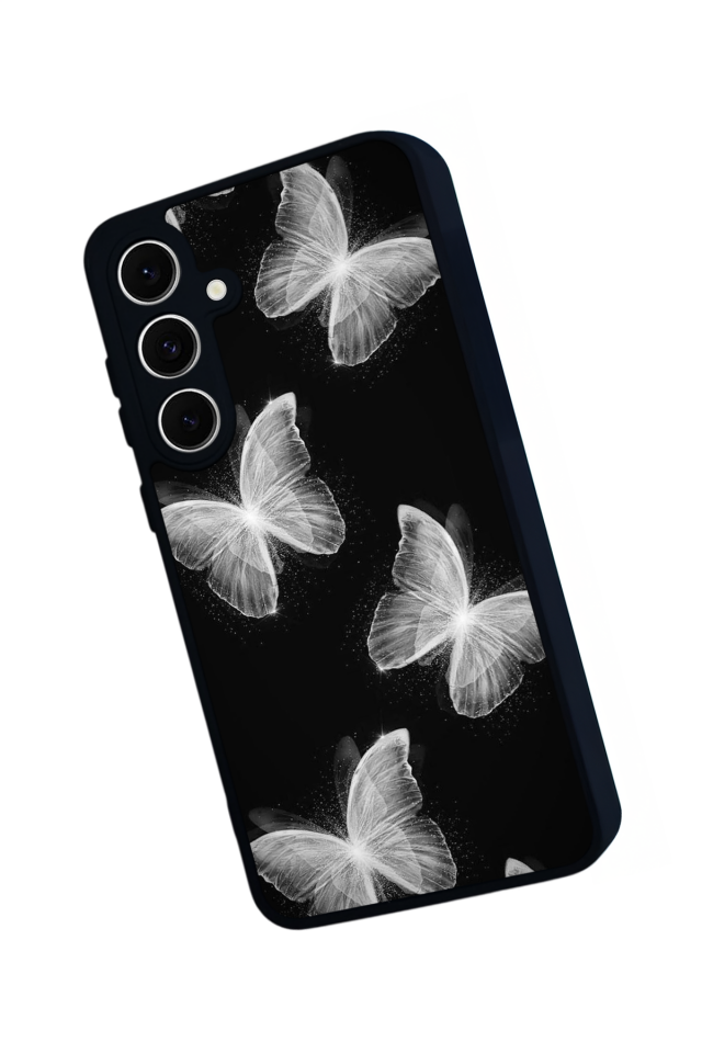 Samsung Galaxy A16 Uyumlu Kelebek Tasarımlı Glossy Premium Kılıf