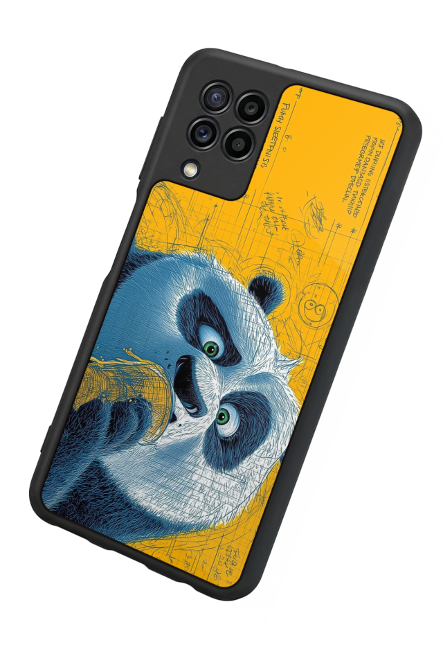 Samsung Galaxy M32 Uyumlu Kung Fu Panda Tasarımlı Glossy Premium Kılıf