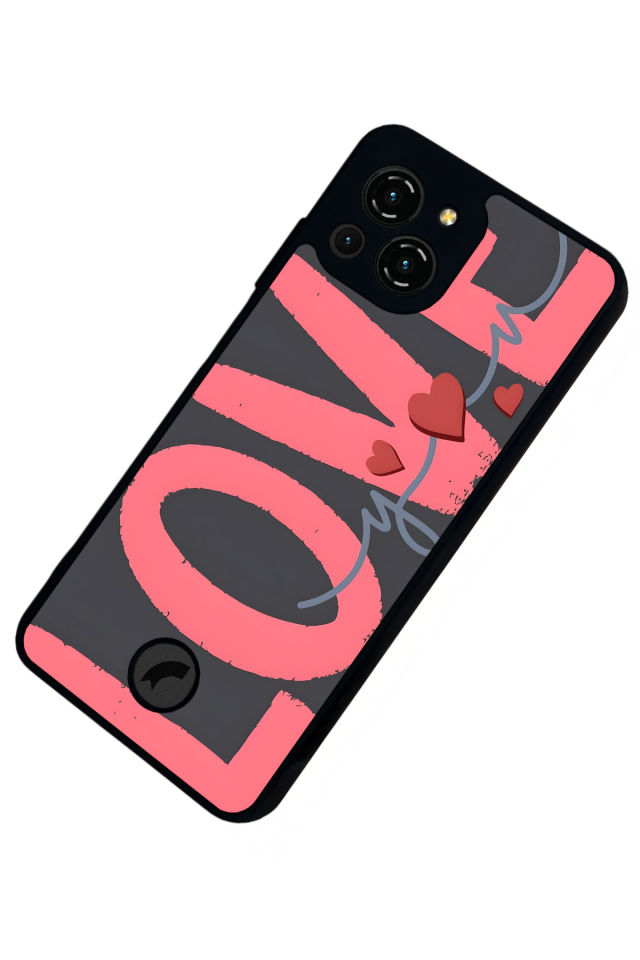 Reeder S23 Pro Max Uyumlu Love Tasarımlı Glossy Premium Kılıf