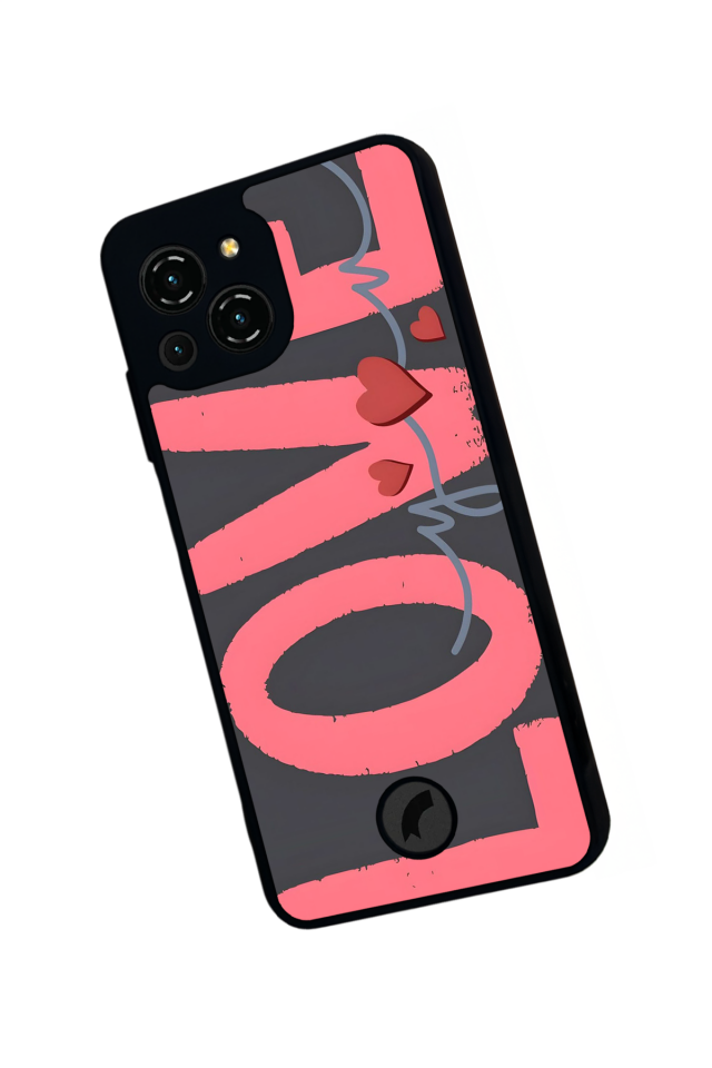 Reeder S23 Pro Max Uyumlu Love Tasarımlı Glossy Premium Kılıf