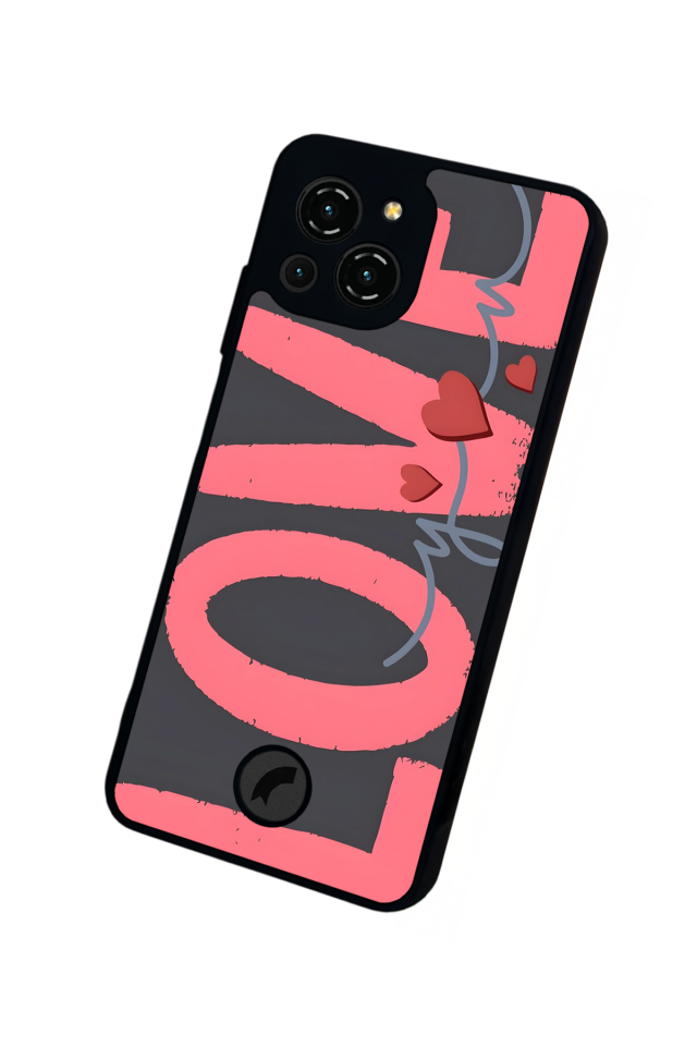 Reeder S23 Pro Max Uyumlu Love Tasarımlı Glossy Premium Kılıf