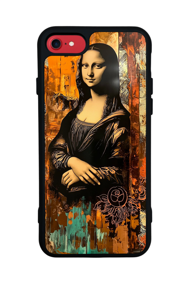 iPhone 7 Uyumlu Monalisa Tasarımlı Glossy Premium Kılıf