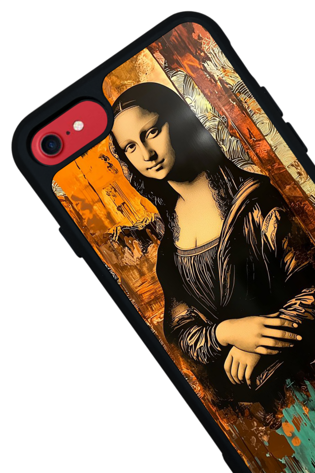 iPhone 7 Uyumlu Monalisa Tasarımlı Glossy Premium Kılıf