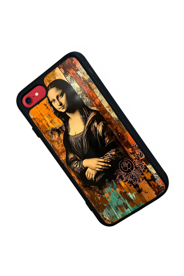 iPhone 7 Uyumlu Monalisa Tasarımlı Glossy Premium Kılıf