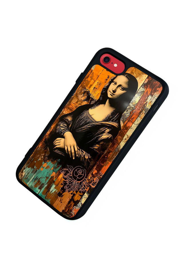 iPhone 7 Uyumlu Monalisa Tasarımlı Glossy Premium Kılıf