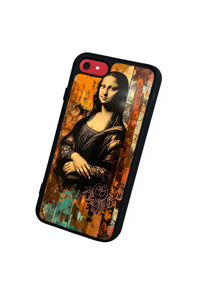 iPhone 7 Uyumlu Monalisa Tasarımlı Glossy Premium Kılıf