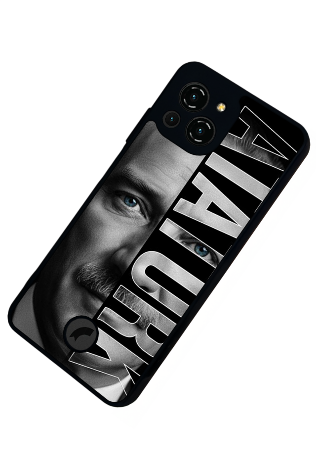 Reeder S23 Pro Max Uyumlu Mustafa Kemal Ataturk Tasarımlı Glossy Premium Kılıf