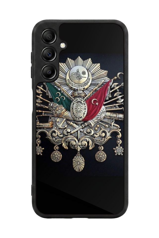 Samsung Galaxy A14 Uyumlu Osmanli Tugrasi Tasarımlı Glossy Premium Kılıf