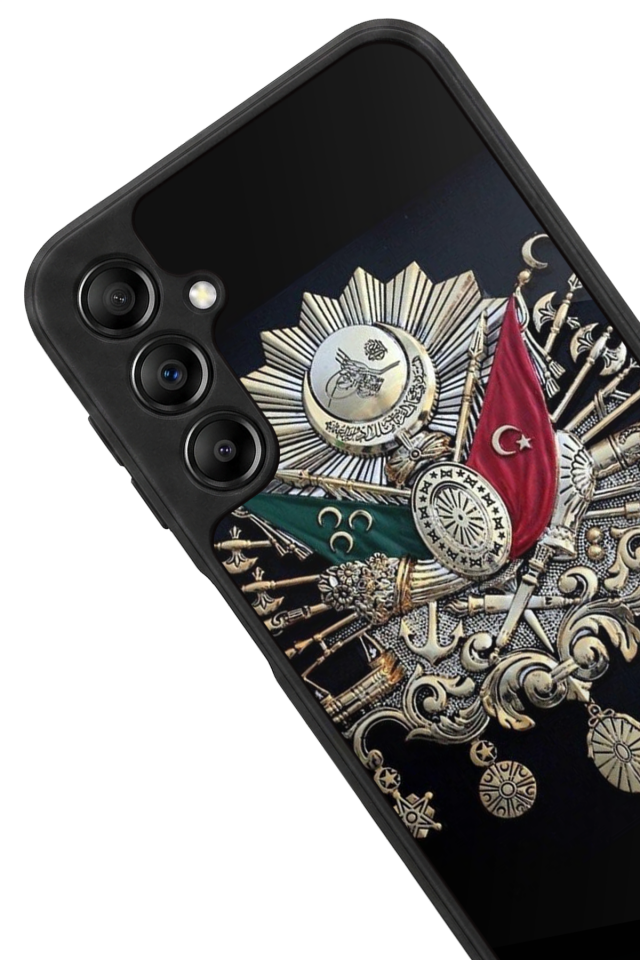 Samsung Galaxy A14 Uyumlu Osmanli Tugrasi Tasarımlı Glossy Premium Kılıf