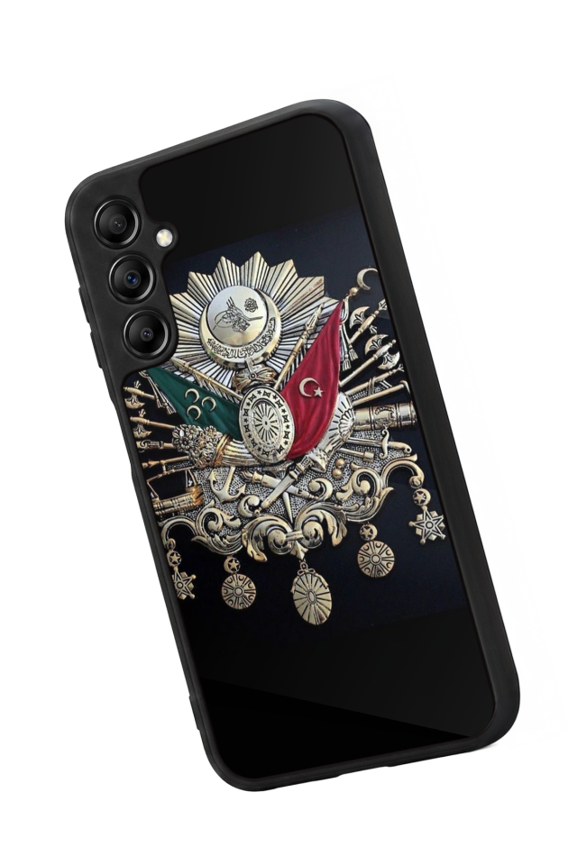 Samsung Galaxy A14 Uyumlu Osmanli Tugrasi Tasarımlı Glossy Premium Kılıf