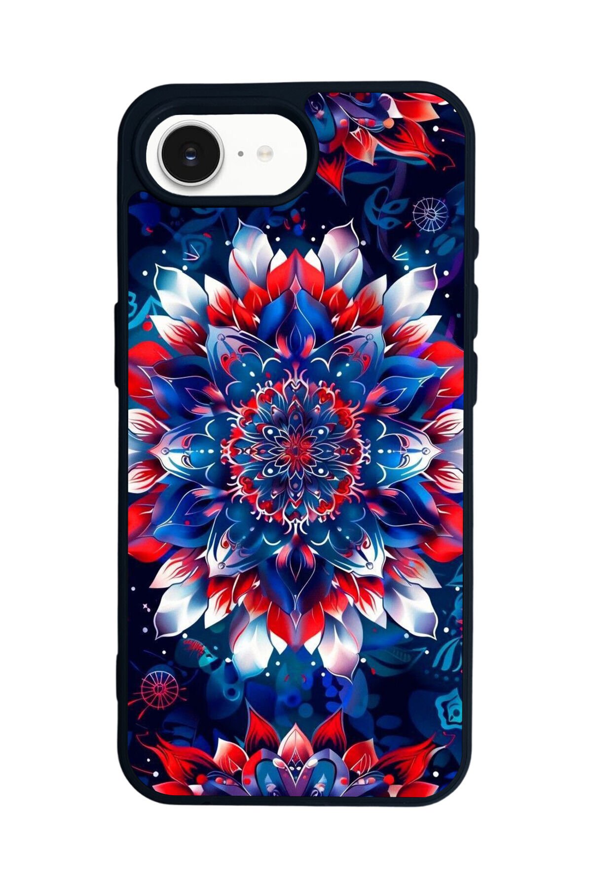 iPhone 16E Uyumlu Mandala Tasarımlı Glossy Premium Kılıf