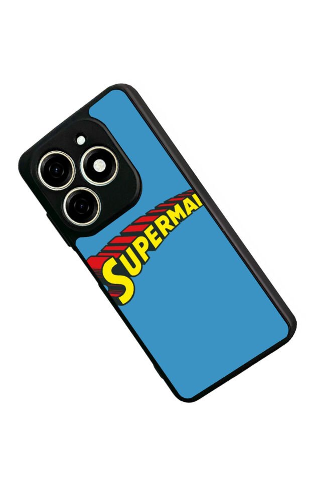 Infınıx Smart 8 Pro Uyumlu Superman Tasarımlı Glossy Premium Kılıf